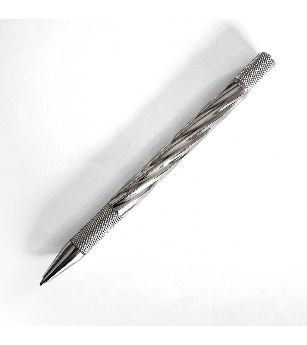 Stylo-bille Loclen Tekno Twist Chrome, fabriqué en Italie