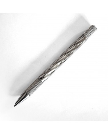 Stylo-bille Loclen Tekno Twist Chrome, fabriqué en Italie