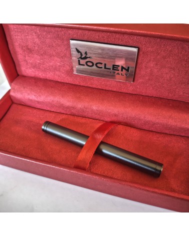 Stylo-plume Loclen Tiny Fountain Pen Black, fabriqué en Italie