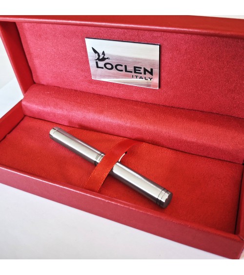 Stylo-plume Loclen Tiny Fountain Pen Chrome, fabriqué en Italie