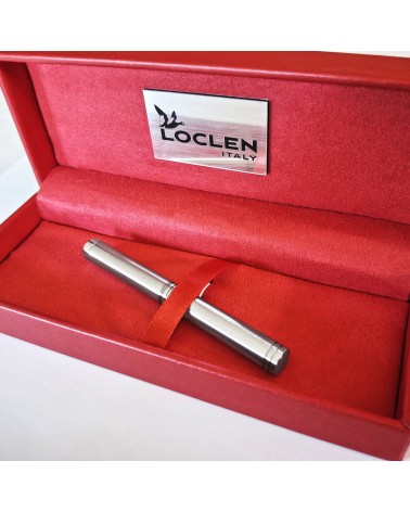 Stylo-plume Loclen Tiny Fountain Pen Chrome, fabriqué en Italie