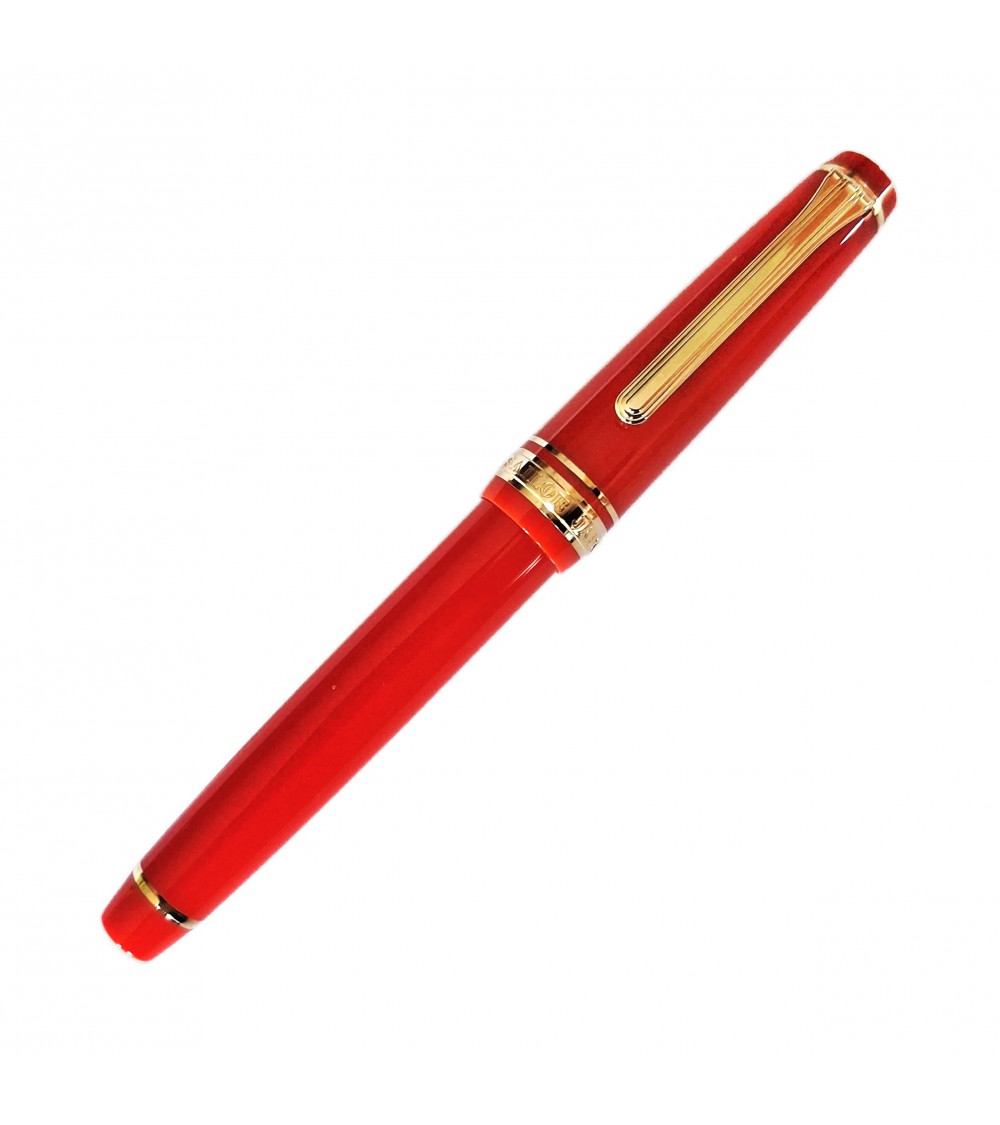 Stylo-plume Sailor PG slim Gold Red, bec or 14 carats largeur M