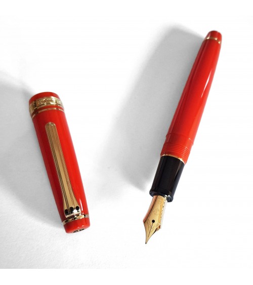 Stylo-plume Sailor PG slim Gold Red, bec or 14 carats largeur M