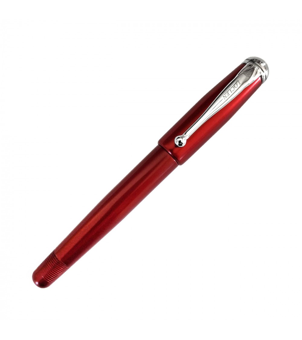 Stylo-plume convertible en roller Loclen Classica Red, fabriqué en Italie