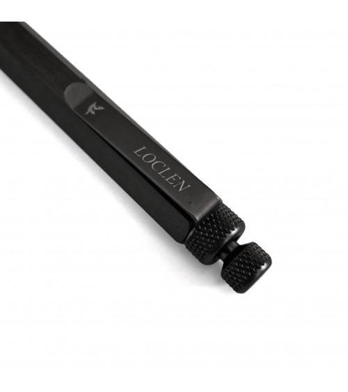 Stylo-bille Loclen L3 Black, fabriqué en Italie