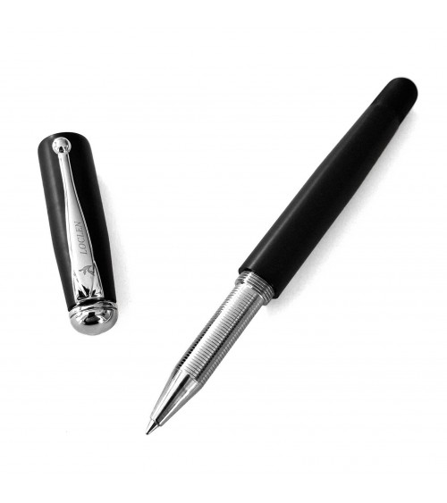 Stylo-plume convertible en roller Loclen Classica Black, fabriqué en Italie