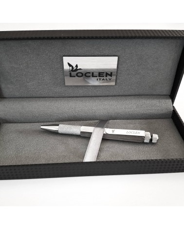 Stylo-bille Loclen L3 Chrome, fabriqué en Italie
