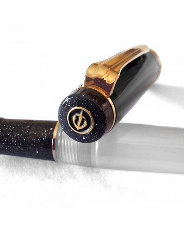 Stylo-plume Sailor Dried Flower 2 Black Rose, bec or 14 carats largeur M