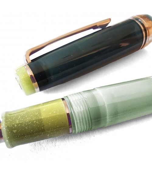 Stylo-plume Sailor Dried Flower Eucalyptus, bec or 14 carats largeur MF