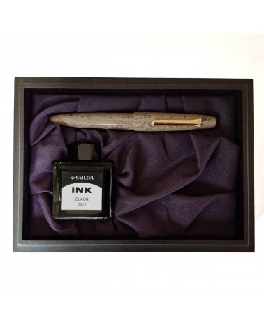 Stylo-plume Sailor Naginata Togi Ebonite Syokei, bec or largeur B, édition limitée