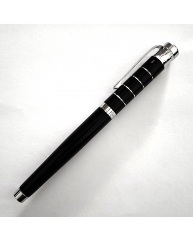 Roller Waldmann Tango Noir, argent massif sterling 925