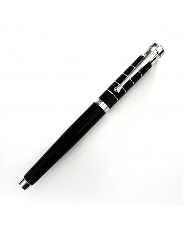 Roller Waldmann Tango Noir, argent massif sterling 925