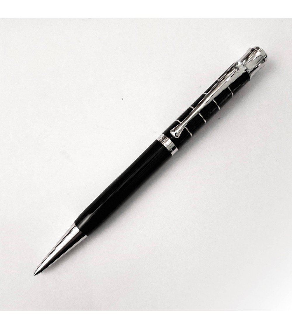 Stylo-bille Waldmann Tango Noir, argent massif sterling 925