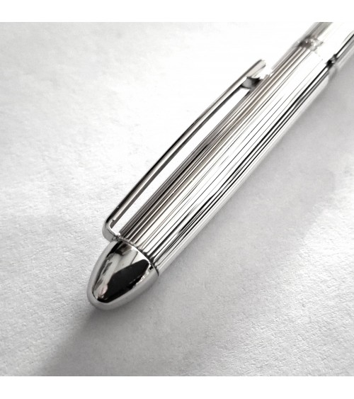 Stylo-bille Waldmann Pocket, argent massif sterling 925