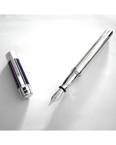 Stylo-plume Waldmann Commander 23, argent massif sterling 925