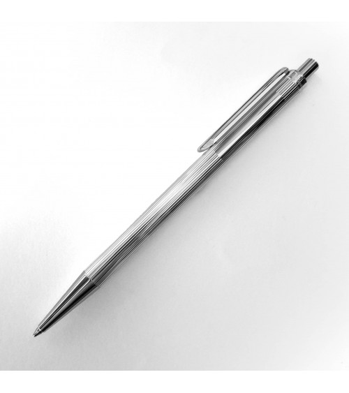 Stylo-bille Waldmann Eco Lignes, argent massif sterling 925