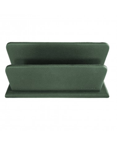 Porte-lettres Laurige cuir vert anglais 1 compartiment