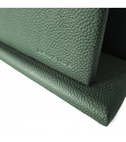 Porte-lettres Laurige cuir vert anglais 1 compartiment