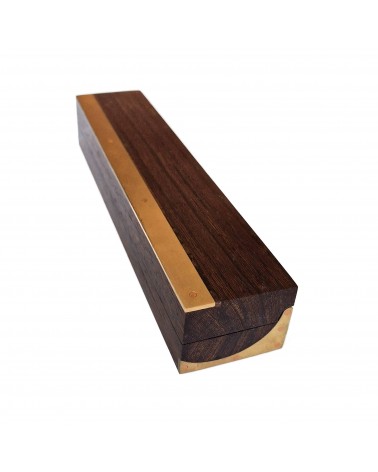 Plumier Patrick Guenat 1 place, bois de rose et laiton