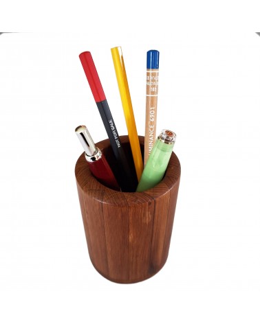Pot à crayons Patrick Guénat en bois d’if