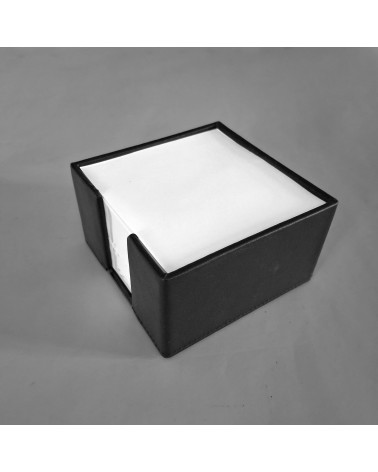 Porte bloc-notes de bureau PA Impulse recouvert de cuir noir