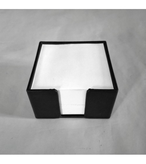 Porte bloc-notes de bureau PA Impulse recouvert de cuir noir