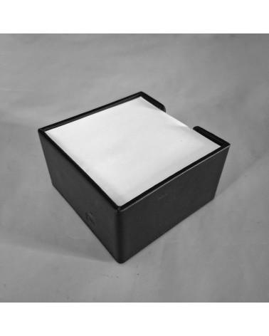 Porte bloc-notes de bureau PA Impulse recouvert de cuir noir