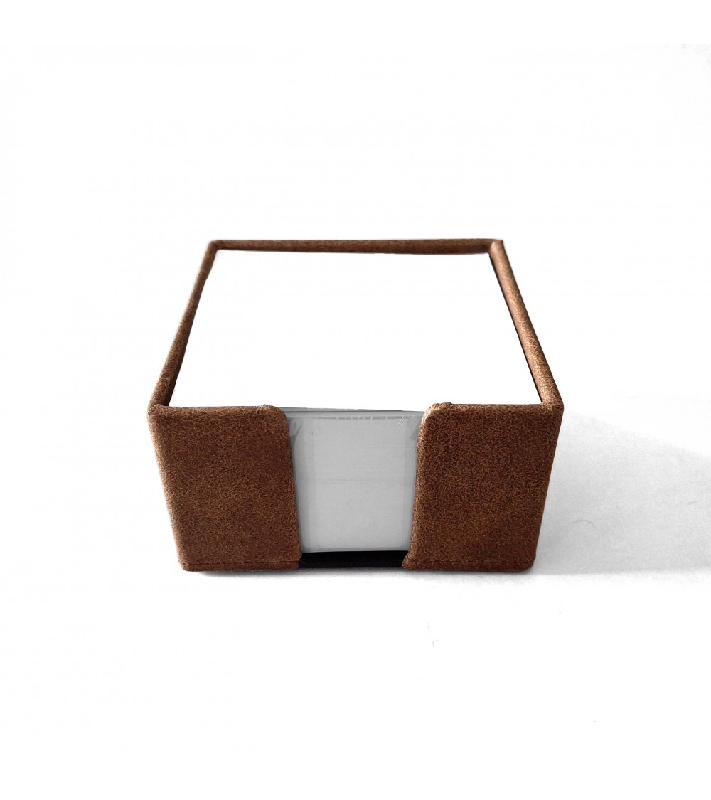 Porte bloc-notes de bureau PA Montana recouvert de cuir couleur cognac