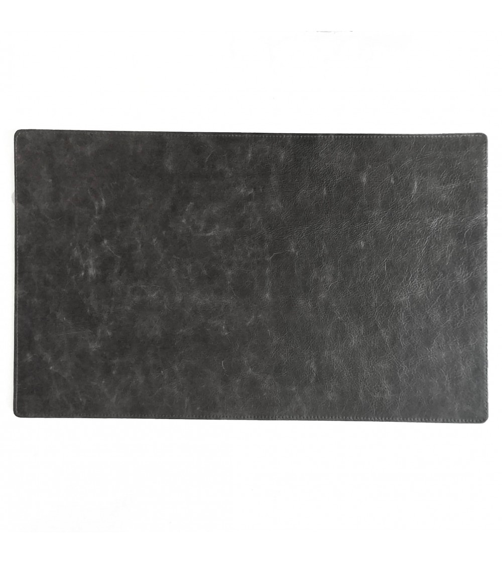 Sous-main PA Madagascar cuir anthracite