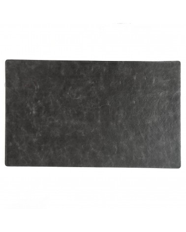 Sous-main PA Madagascar cuir anthracite