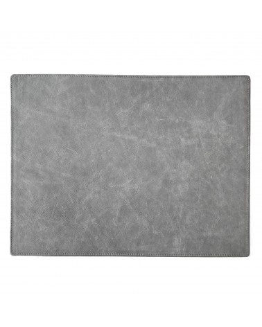 Sous-main PA Madagascar cuir gris, 36 x 47 cm