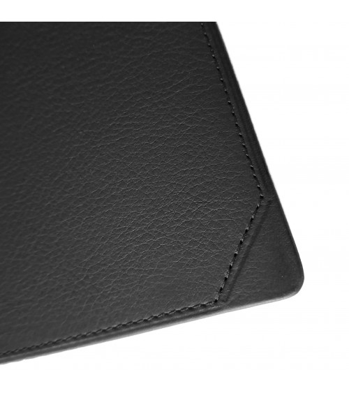 Sous-main Cossa cuir noir, 49 x 69,5 cm