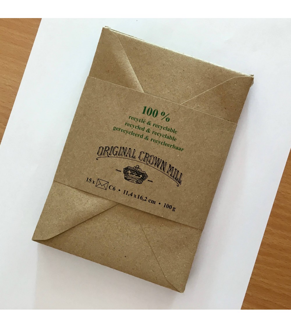 Enveloppes Original Crown Mill papier recyclé