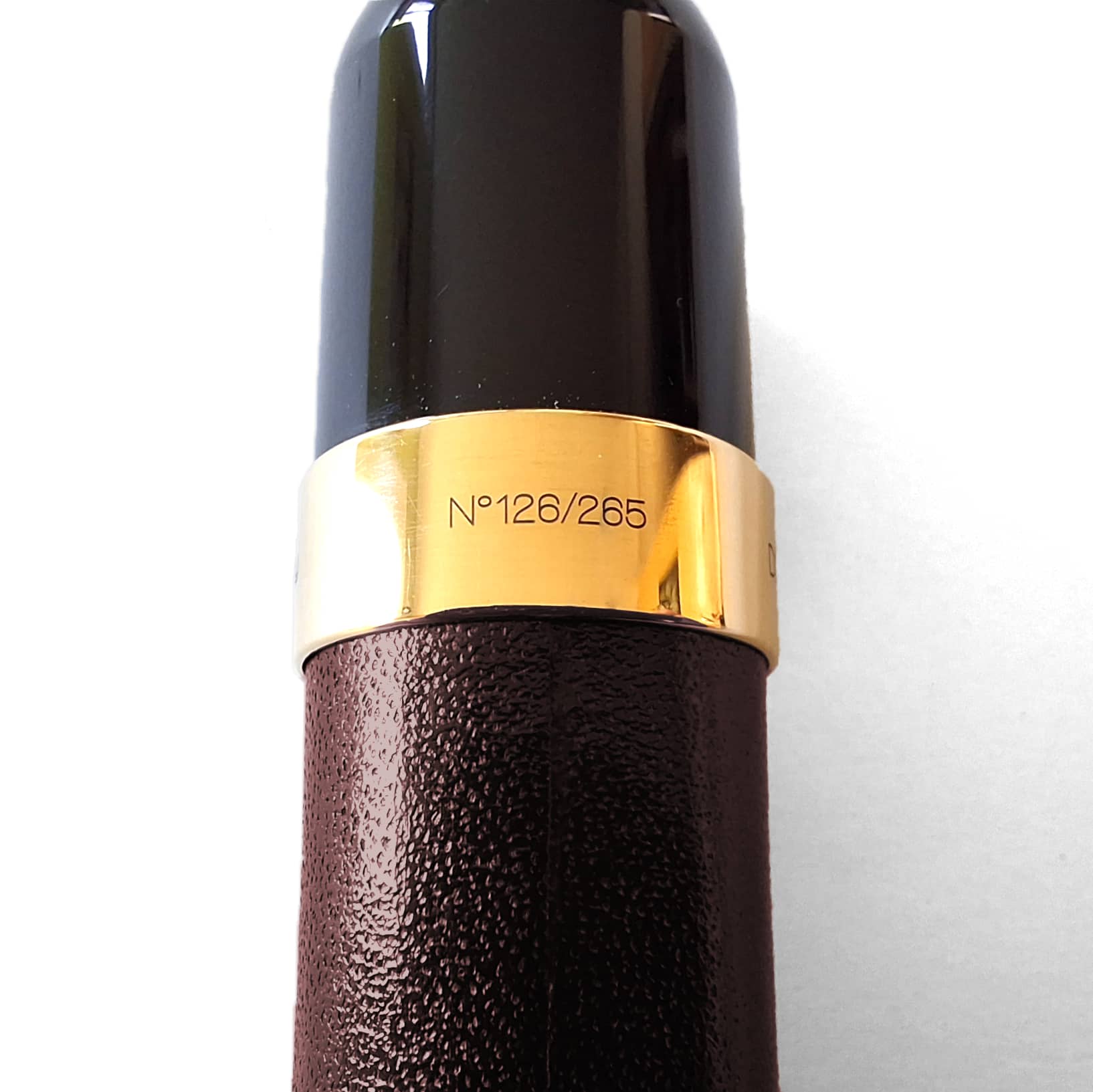 Stylo-plume Diplomat XO Cuir Bordeaux