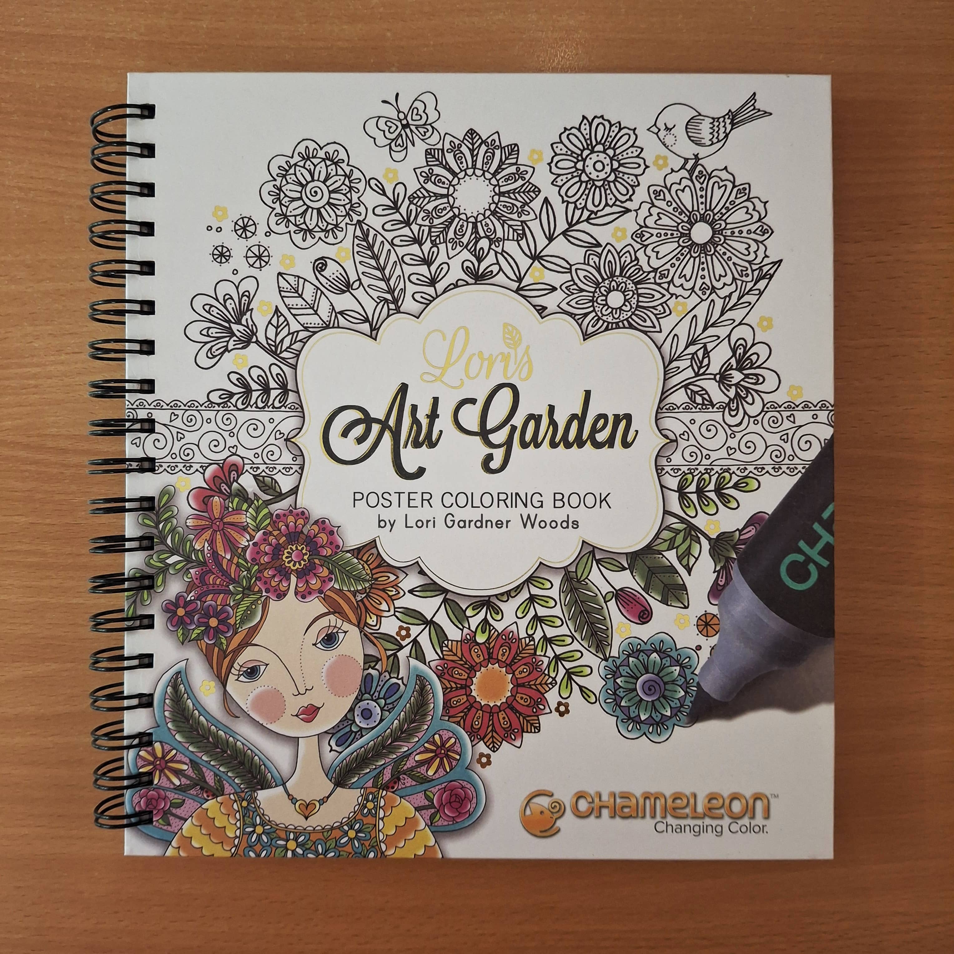 Carnet de coloriage Chameleon Art Garden