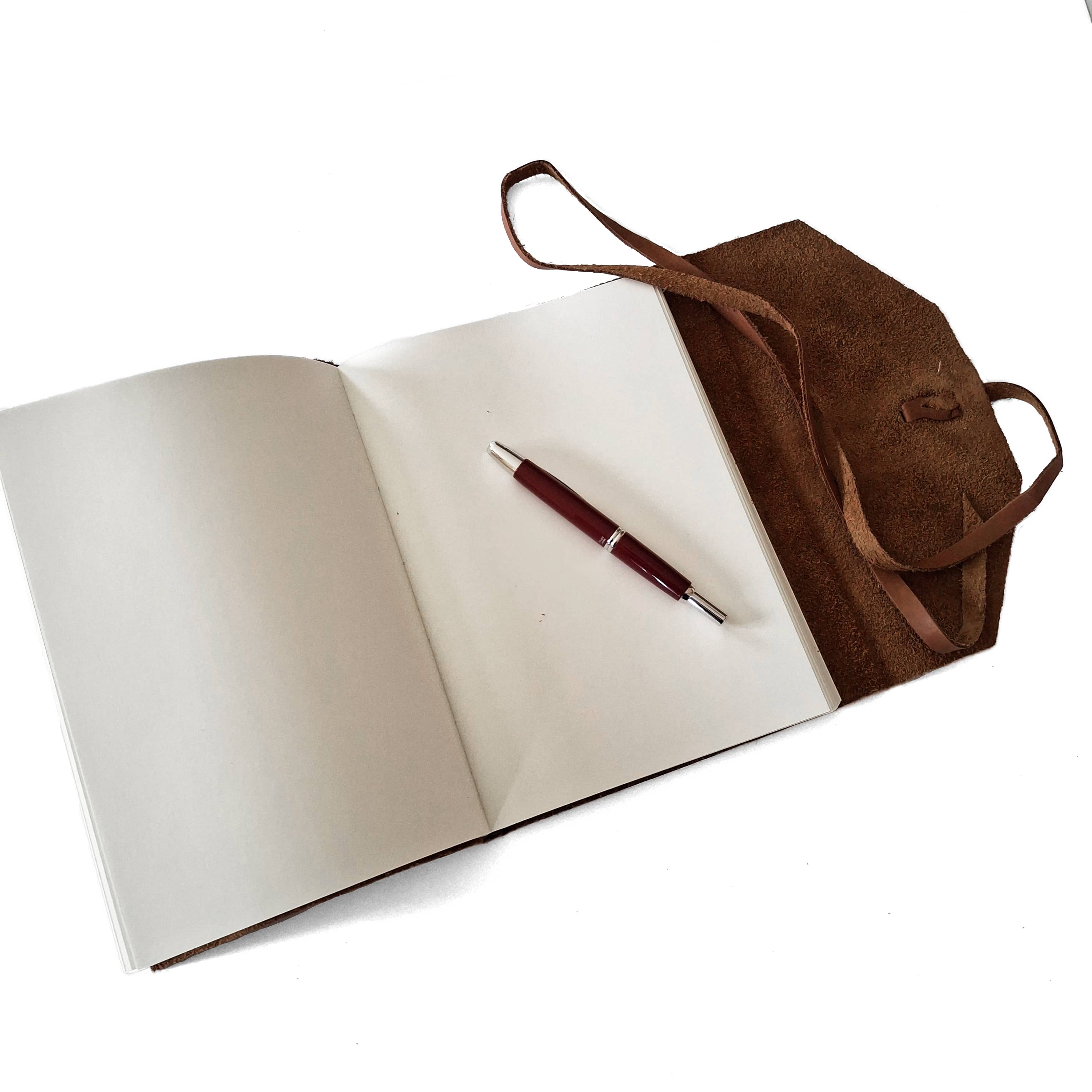 carnet Manufactus Laccio, couverture cuir veau, 17 x 24 cm