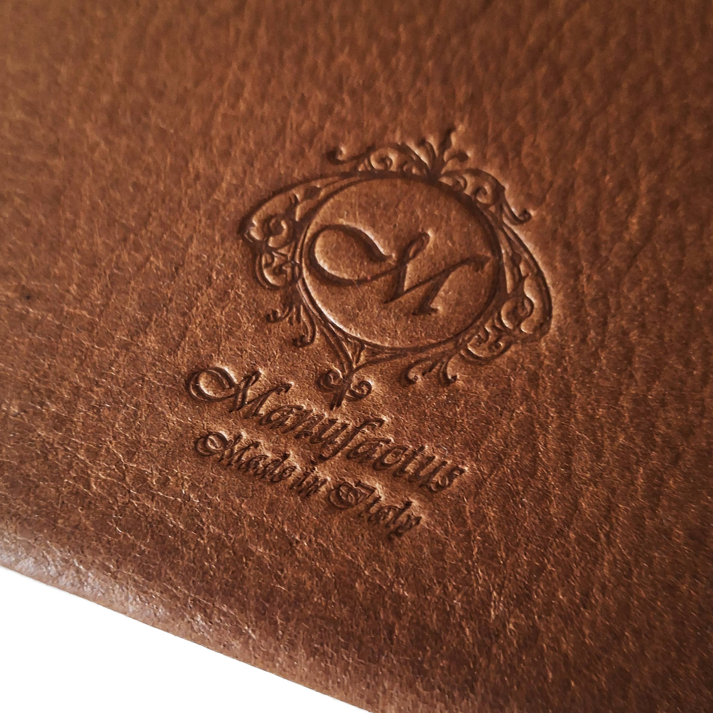 carnet Manufactus Laccio, couverture cuir veau, 17 x 24 cm