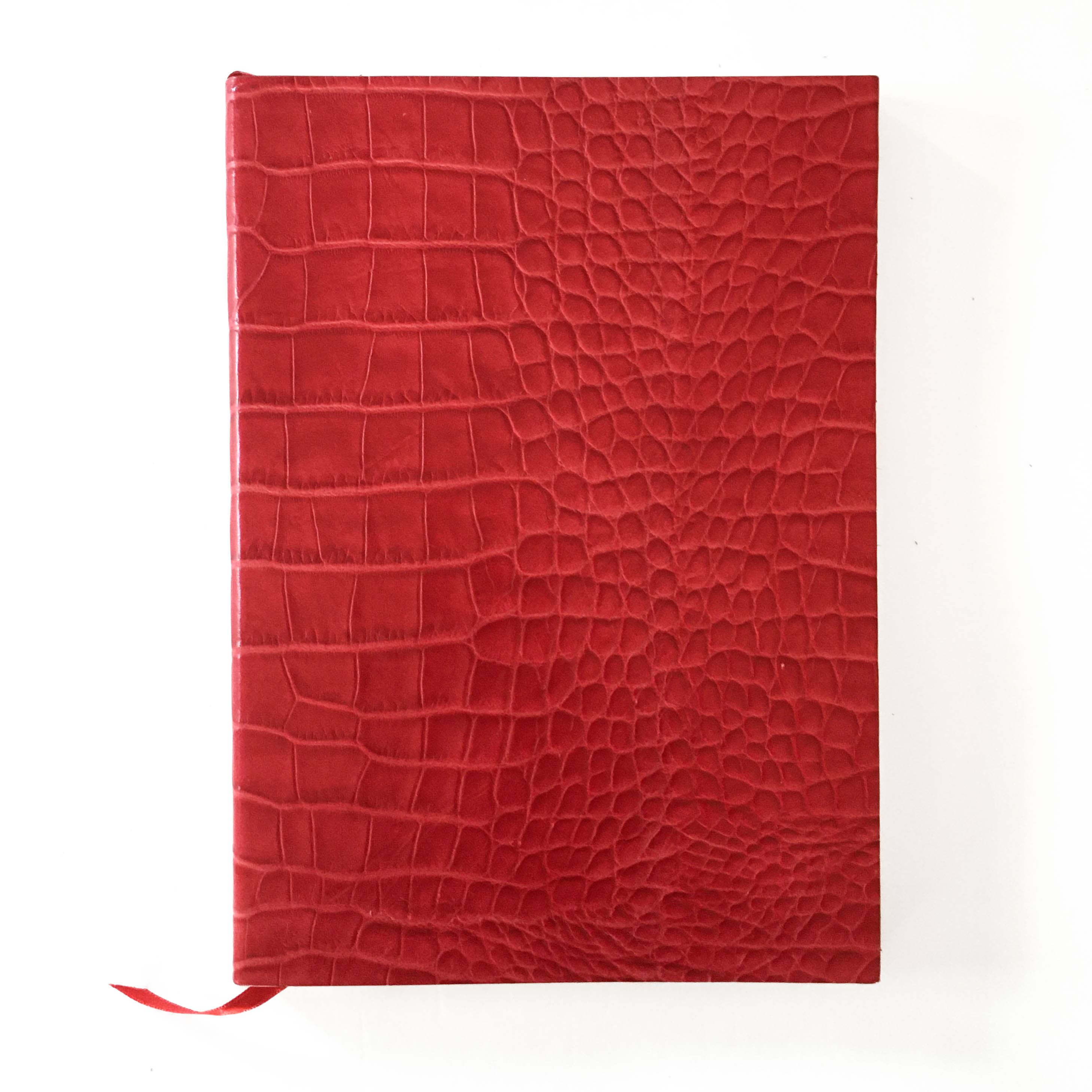 carnet cuir rouge